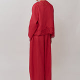 Sculptor Linen Pants in Chilli Pepper