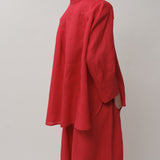 Vita Linen Shirt in Chilli Pepper