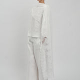 Salon Lace Shawl in Porcelain