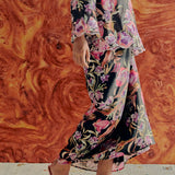 Ophelia Ramie Knot Skirt in Viola