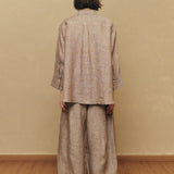 Sculptor Linen Pants in Taupe