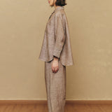 Sculptor Linen Pants in Taupe
