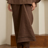 Signature Linen Knot Skirt in Hazelwood