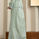 Lennox Linen Set in Celadon