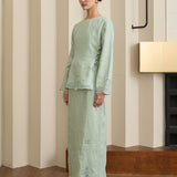 Lennox Linen Set in Celadon