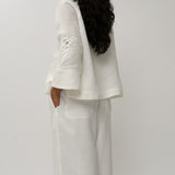 Narumi Linen Tunic in Porcelain
