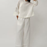 Narumi Linen Tunic in Porcelain