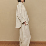 Sculptor Linen Pants in Ecru
