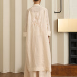 Narumi Long Ramie Tunic in Buttercream