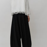 Sculptor Linen Pants in Black