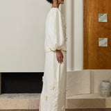 Camille Linen Kebaya Set in Chantilly