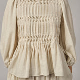 Claudia Blouse in Ecru