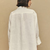 Friday Linen Shirt in White