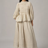 Claudia Blouse in Ecru