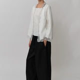 Sculptor Linen Pants in Black