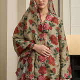 Ophelia Ramie Selendang in Ruby