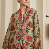 Ophelia Ramie Kebaya Set in Ruby