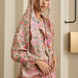 Viola Ramie Selendang in Rosé