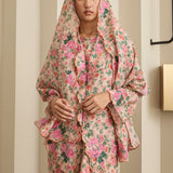 Viola Ramie Selendang in Rosé