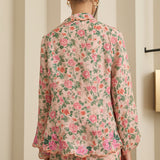 Viola Ramie Kebaya Set in Rosé