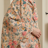 Viola Ramie Selendang in Peach