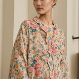 Viola Ramie Selendang in Peach