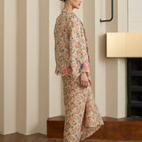 Viola Ramie Kebaya Set in Peach