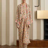 Viola Ramie Kebaya Set in Peach