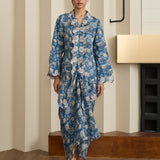 Florentine Ramie Kebaya Top in Horizon