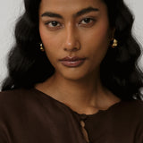 Ares Linen Top in Cocoa