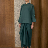 Narumi Ramie Tunic in Emerald