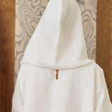Khalisa Linen Short Head Piece in Porcelain