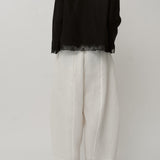 Sculptor Linen Pants in Porcelain