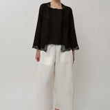 Sculptor Linen Pants in Porcelain
