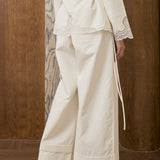 Lennox Poplin Trousers in Chantilly