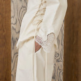 Lennox Poplin Trousers in Chantilly