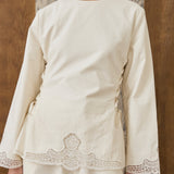 Lennox Poplin Top in Chantilly