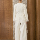 Lennox Poplin Trousers in Chantilly