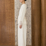 Lennox Poplin Trousers in Chantilly