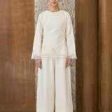 Lennox Poplin Trousers in Chantilly