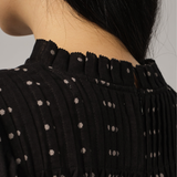 Claudia Blouse in Black Polka Dot