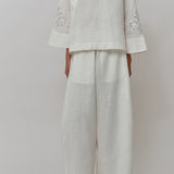 Sculptor Linen Pants in Porcelain