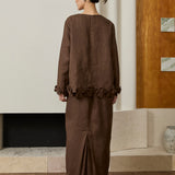 Camille Linen Set in Hazelwood