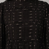 Claudia Blouse in Black Polka Dot