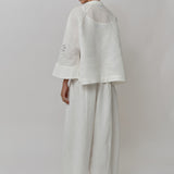 Narumi Linen Tunic in Porcelain