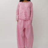 Sculptor Linen Pants in Flamingo