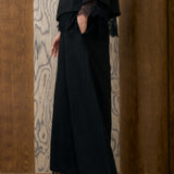 Salon Linen Trousers in Noir