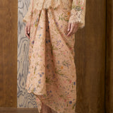 Florentine Ramie Knot Skirt in Dawn