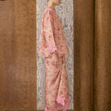 Rosetta Ramie Kedah Set in Peach Floral