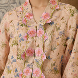 Florentine Ramie Kebaya Top in Dawn